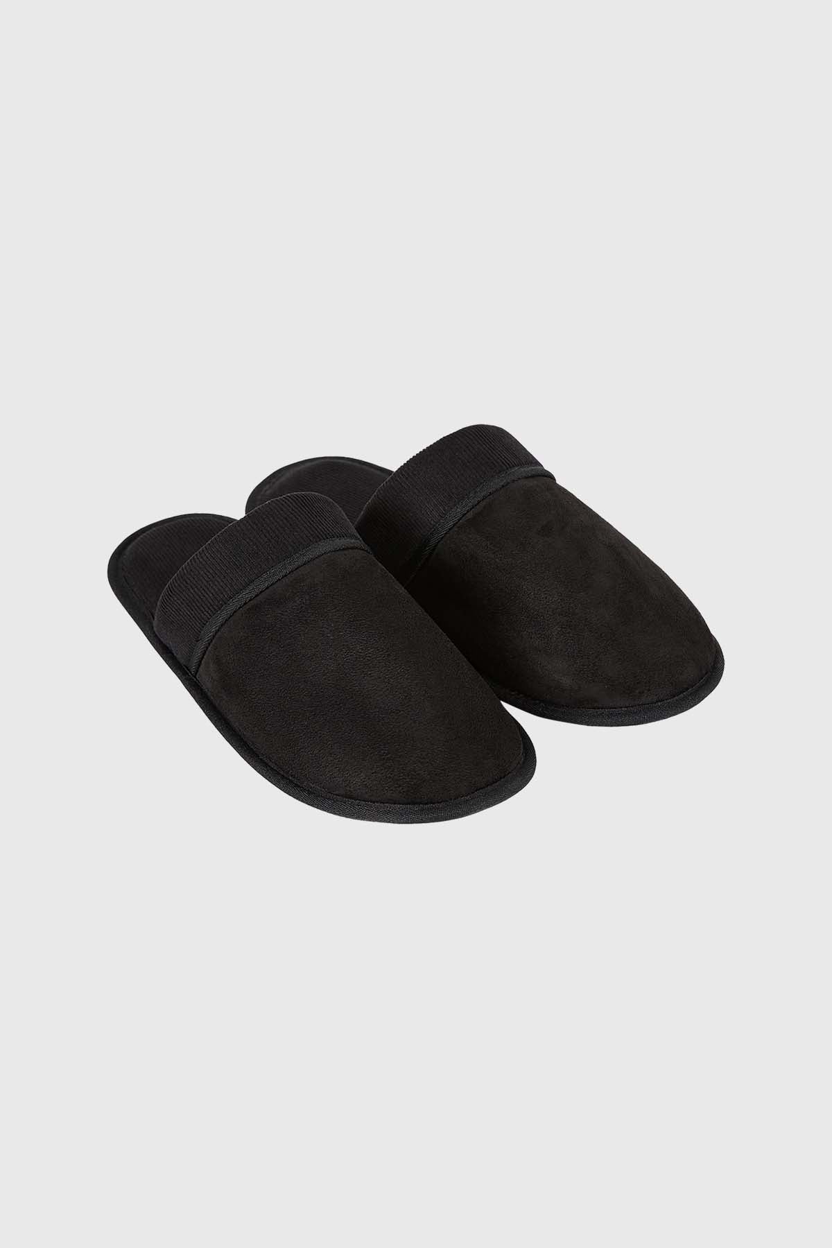 Pantufla Hombre Casual Negro