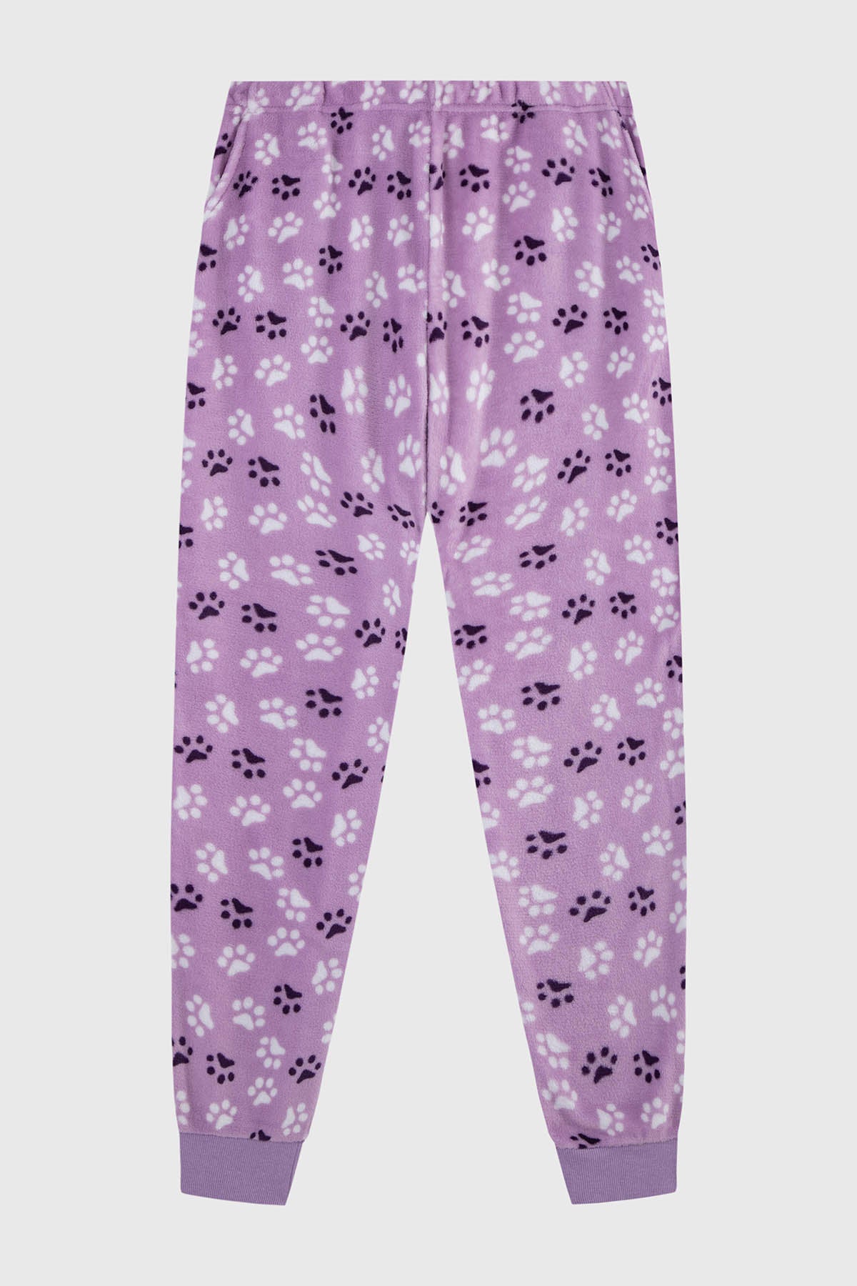 Pijama Mujer Polar Lila