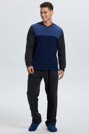 Pijama Hombre Polar Azul
