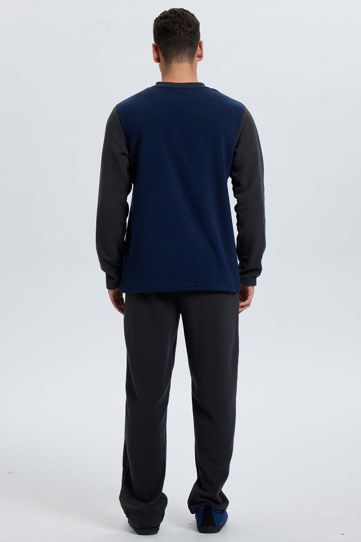 Pijama Hombre Polar Azul