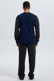 Pijama Hombre Polar Azul