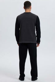 Pijama Hombre Polar Negro