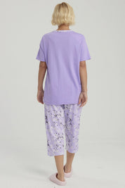 Pijama Mujer Full Print Lila