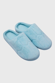 Pantufla Mujer Regalable Celeste