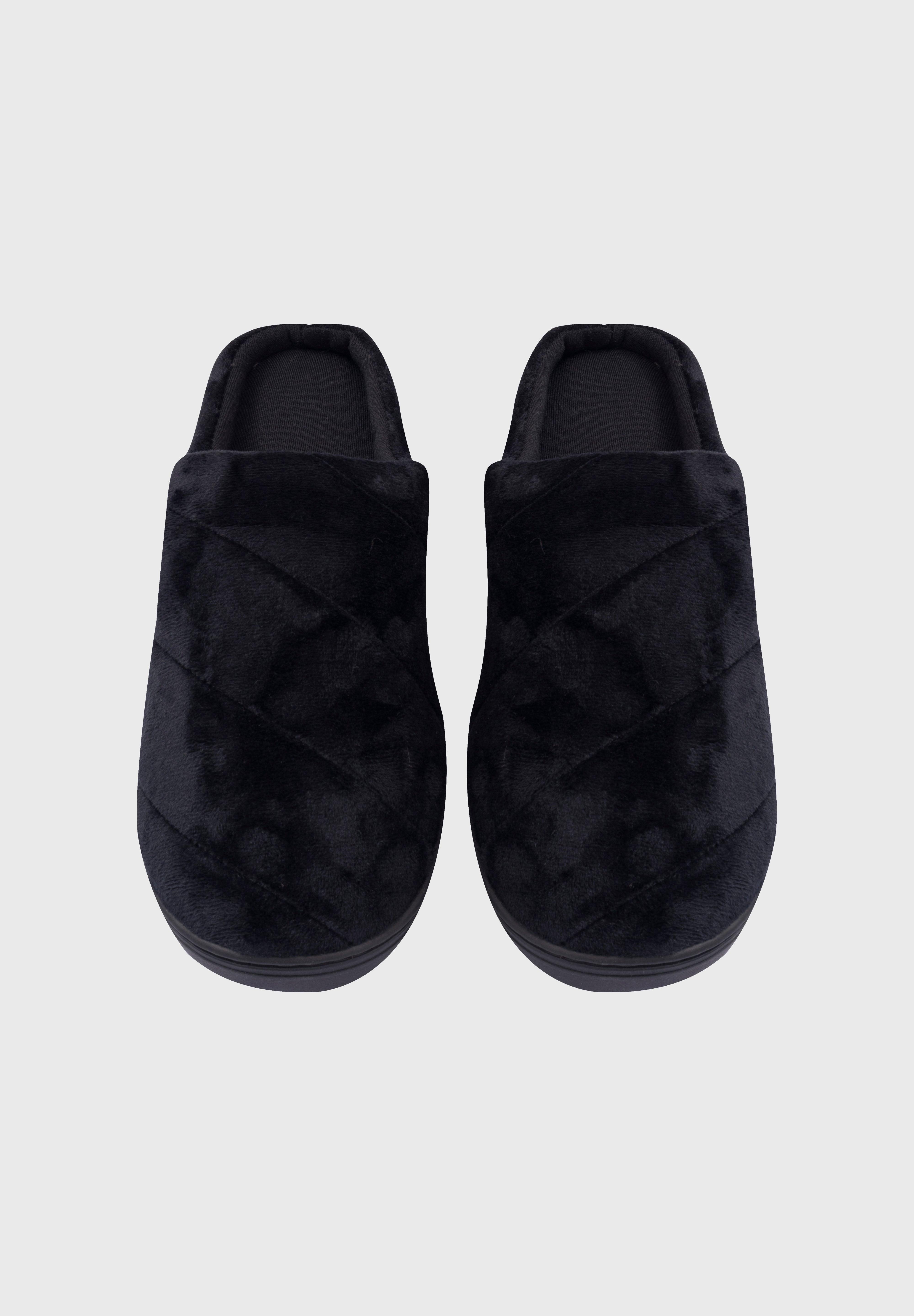 Pantufla Hombre Casual Negro