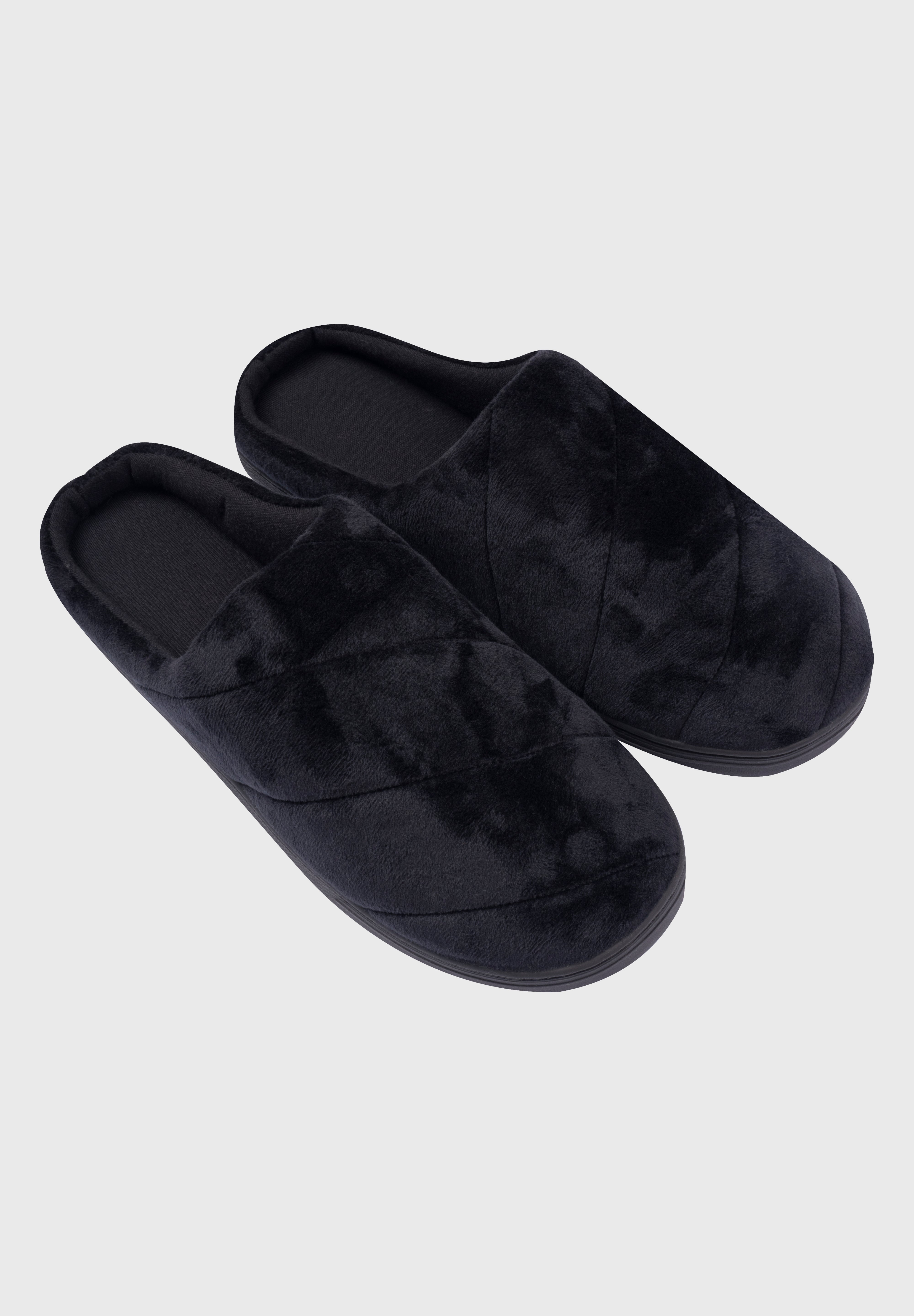 Pantufla Hombre Casual Negro