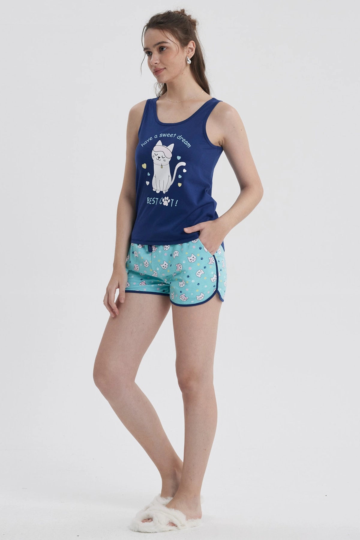 Pijama Mujer Regalable Azul