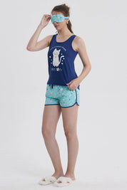 Pijama Mujer Regalable Azul