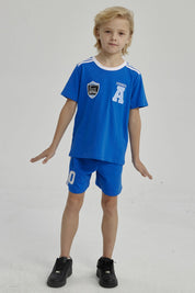 Pijama Niño Print Azul