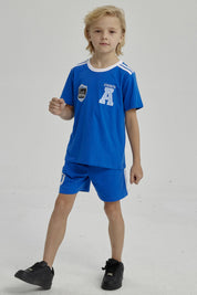 Pijama Niño Print Azul