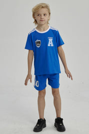 Pijama Niño Print Azul