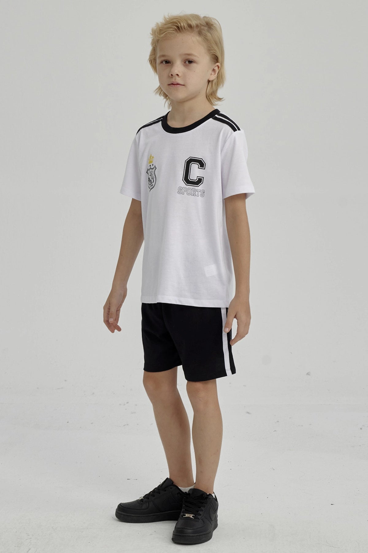 Pijama Niño Print Negro