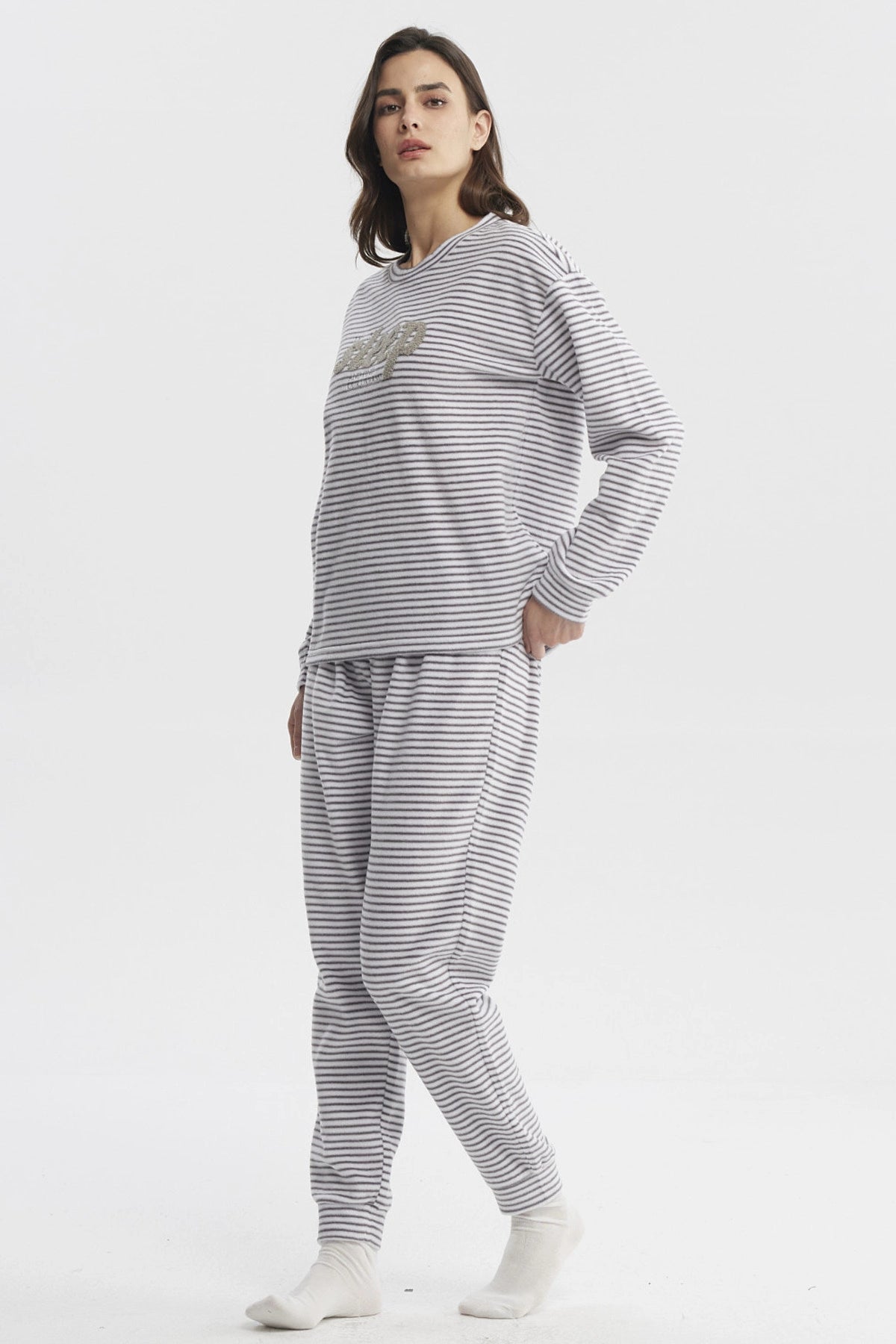 Pijama Mujer Juvenil Gris
