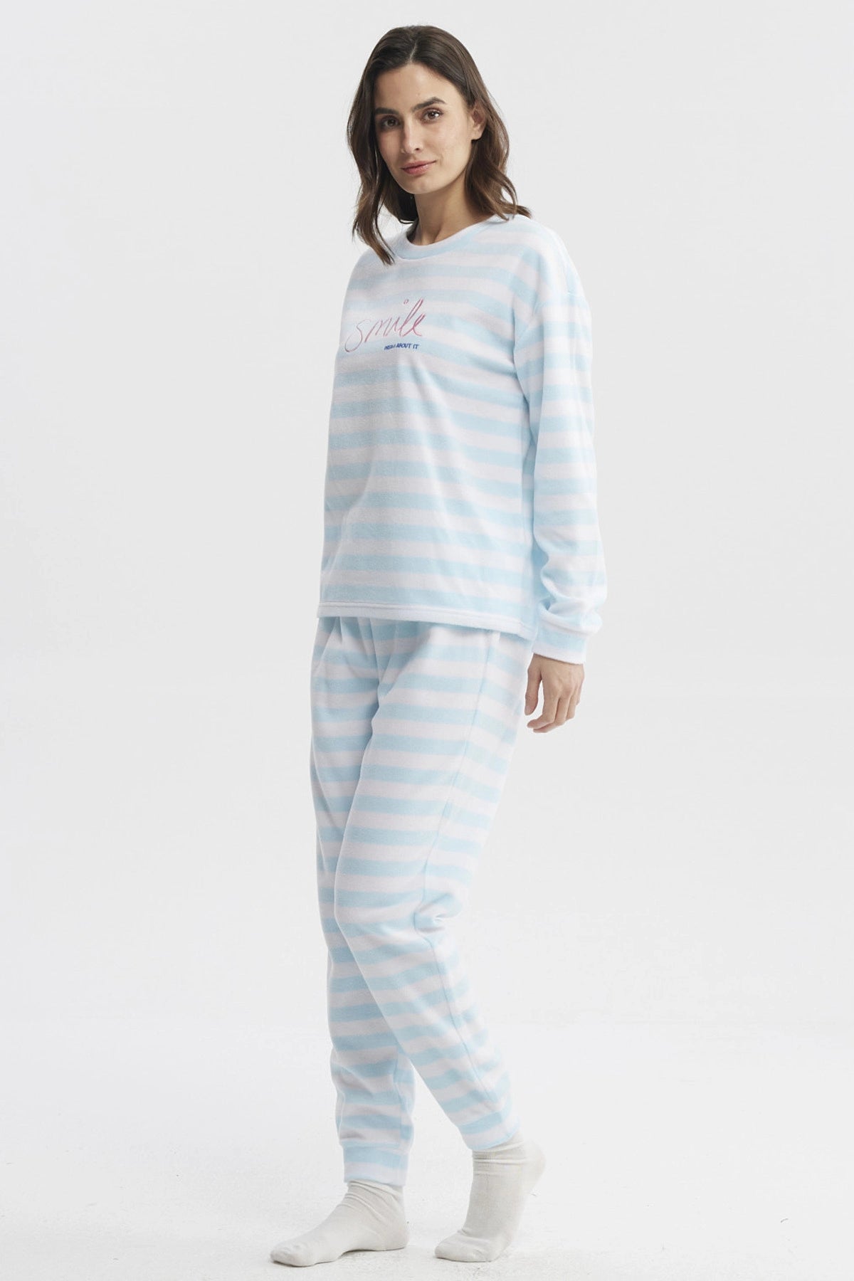 Pijama Mujer Juvenil Celeste
