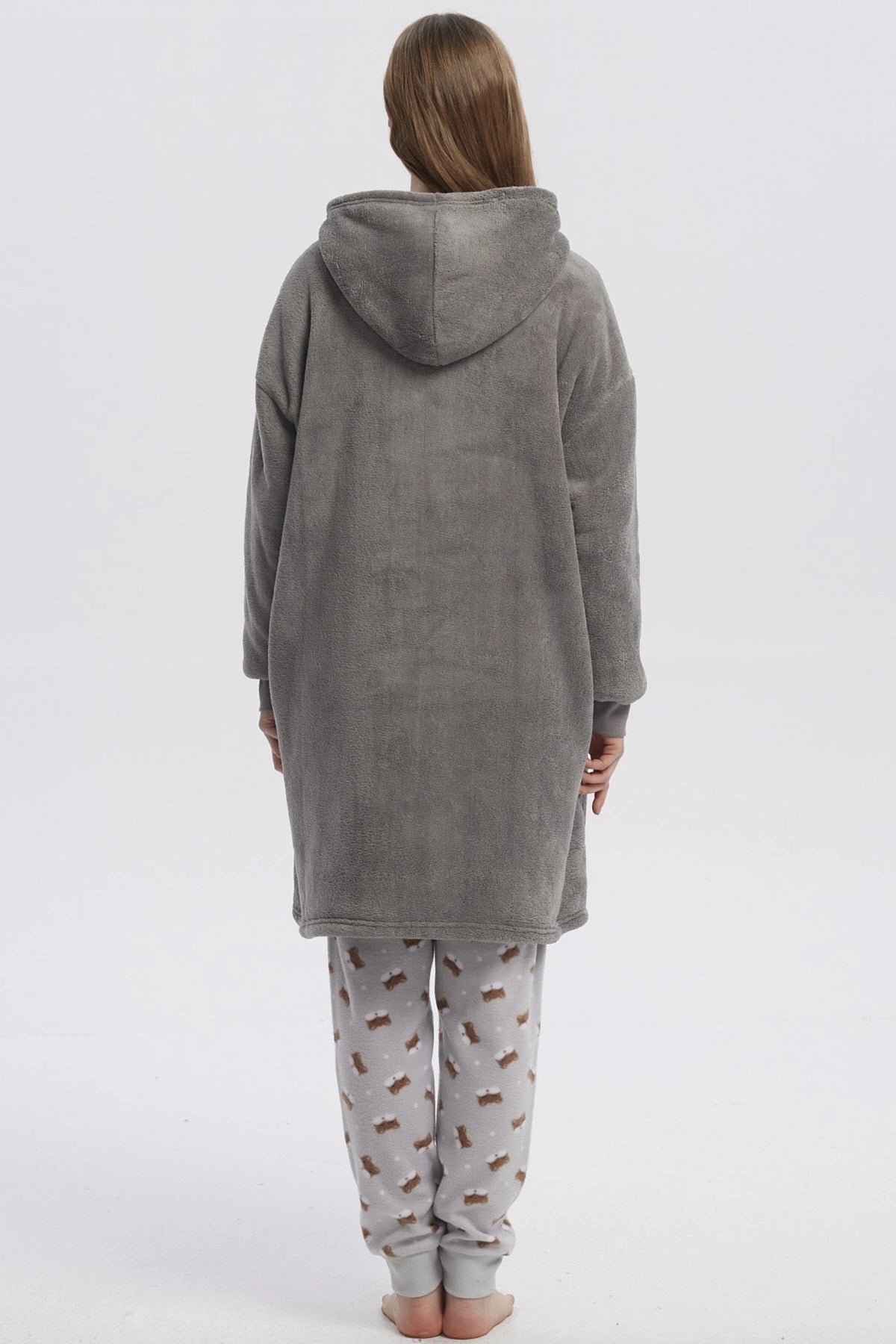 Bata Mujer Casual Gris