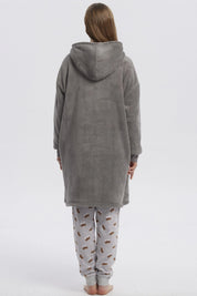 Bata Mujer Casual Gris