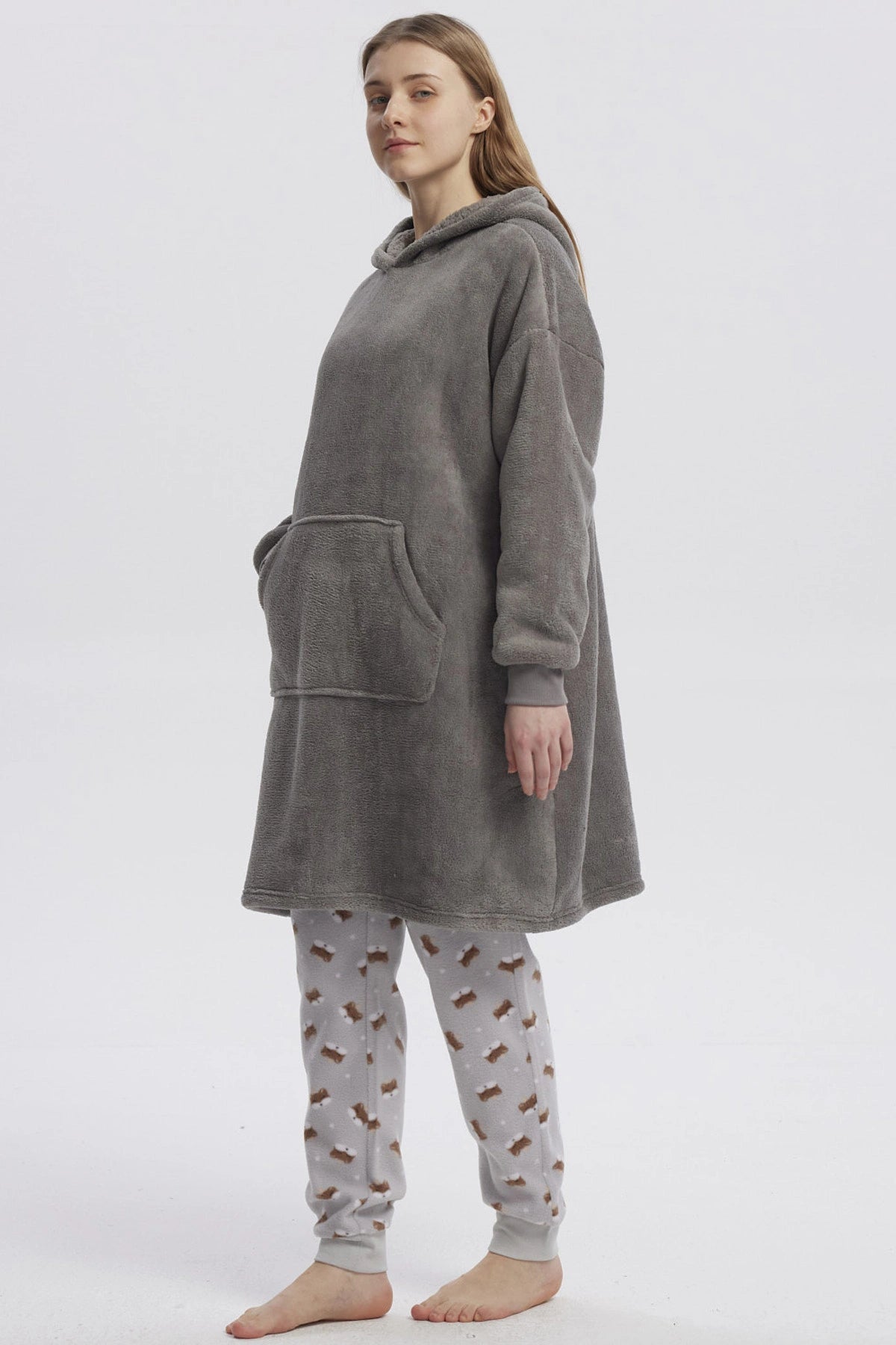 Bata Mujer Casual Gris