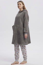 Bata Mujer Casual Gris
