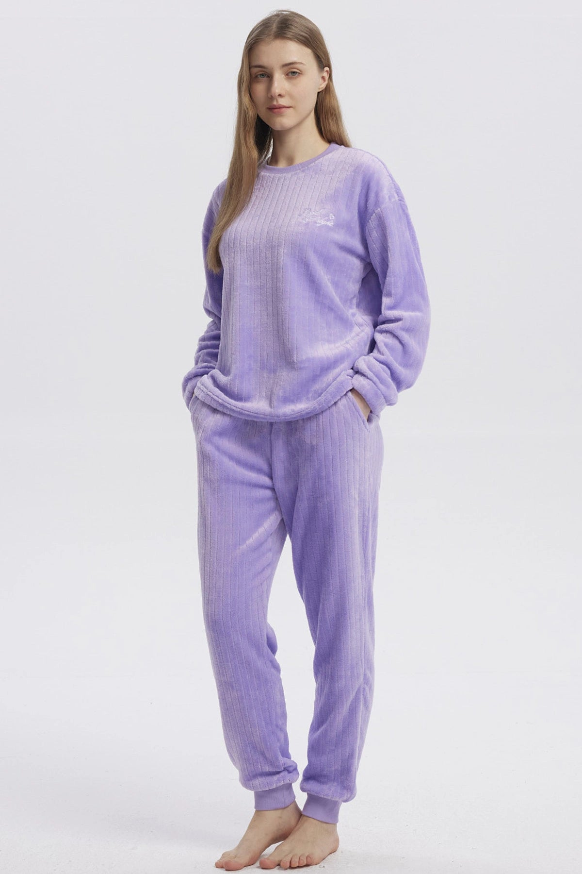 Pijama Mujer Juvenil Lila