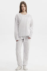 Pijama Mujer Pijama Polera Y Pantalón Gris