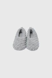 Pantufla Mujer Clásica Gris