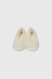 Pantufla Mujer Clásica Crudo