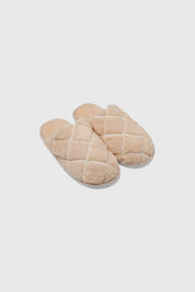 Pantufla Mujer Casual Beige