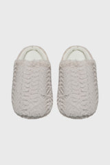 Pantufla Mujer Casual Gris