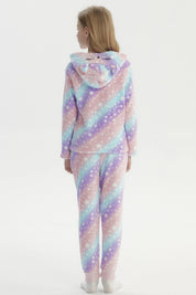 Pijama Niña Polera Y Pantalón Lila