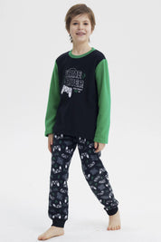 Pijama Niño Polera Y Pantalón Marengo