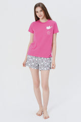 Pijama Juvenil Mujer Fucsia