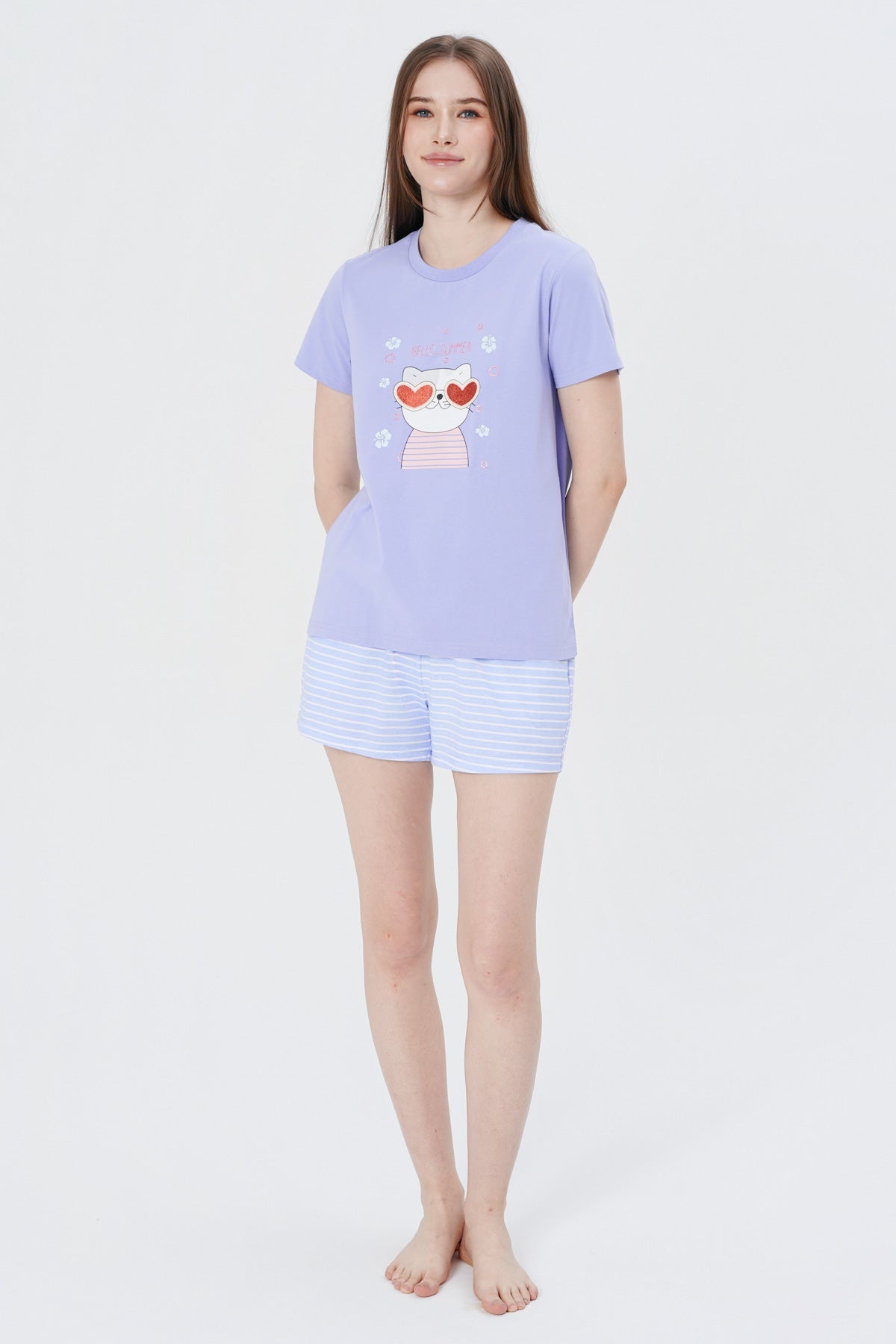 Pijama Juvenil Mujer Lavanda