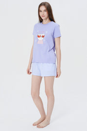 Pijama Juvenil Mujer Lavanda