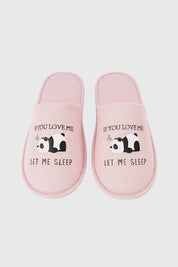 Pantufla Clásica Mujer Rosado