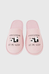 Pantufla Clásica Mujer Rosado