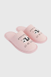 Pantufla Clásica Mujer Rosado