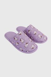Pantufla Clásica Mujer Lila