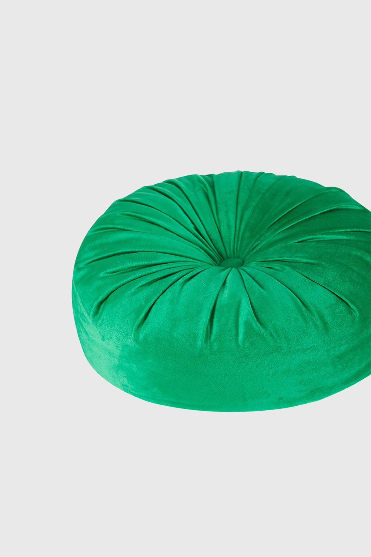 Cojín Velvet Redondo Verde