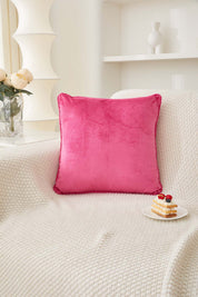 Cojín Unisex Velvet Liso Fucsia