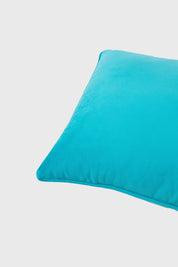 Cojín Unisex Velvet Liso Turquesa