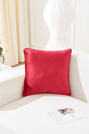 Cojín Unisex Velvet Liso Rojo
