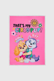 Frazada Home Manta De Polar Paw Patrol Rosado