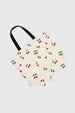 Bolsa Home Grande Print Burdeo