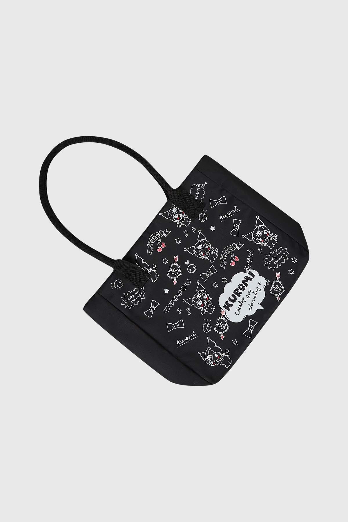 Cartera Home Kuromi Negro