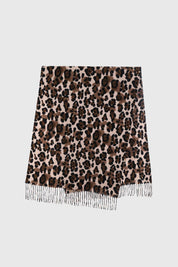Bufanda Mujer Animal Print Café I