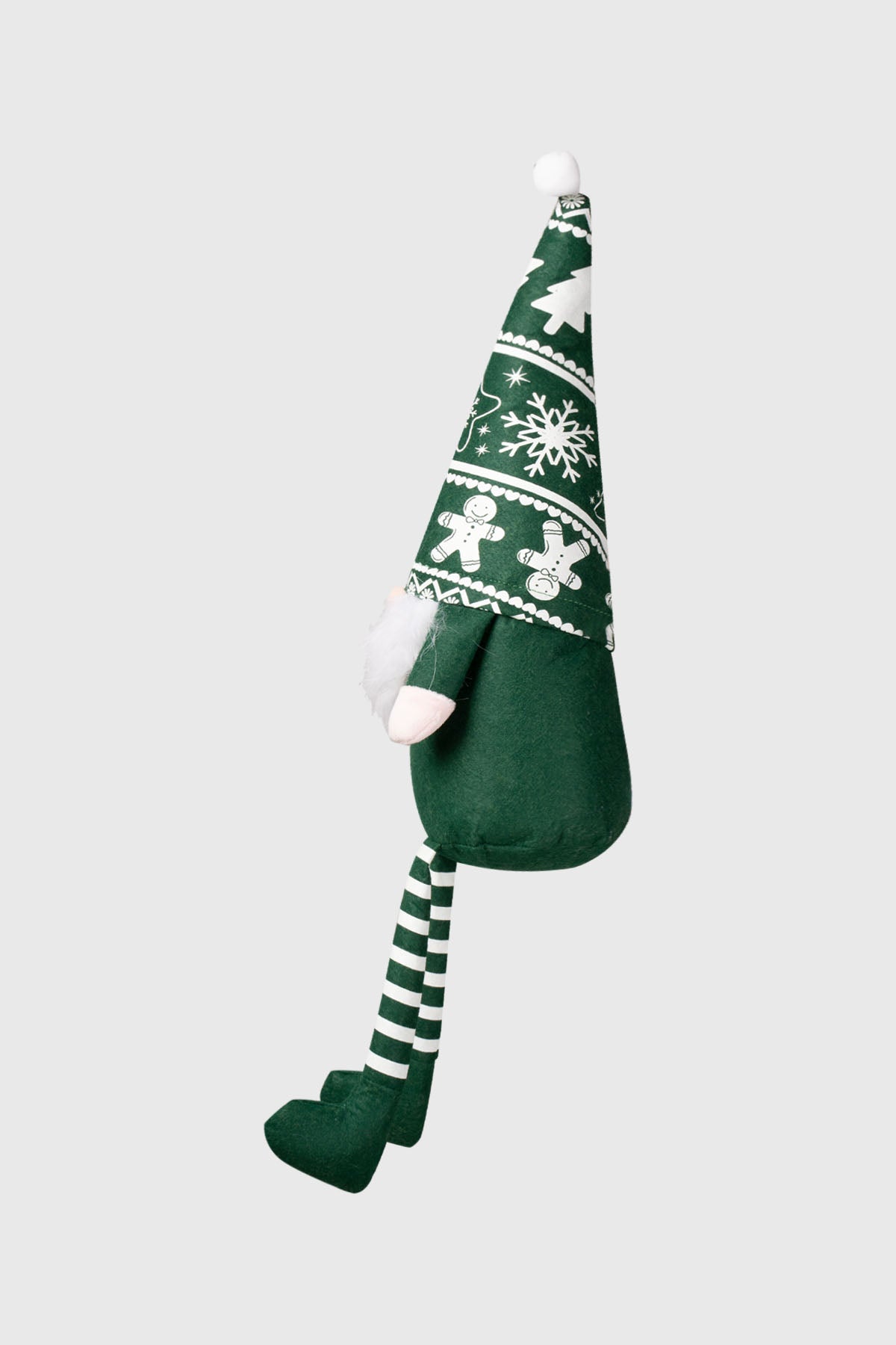 Cojín Home Navidad Duendes Verde Oscuro