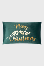 Cojín Home Folia Rectangular Verde Oscuro