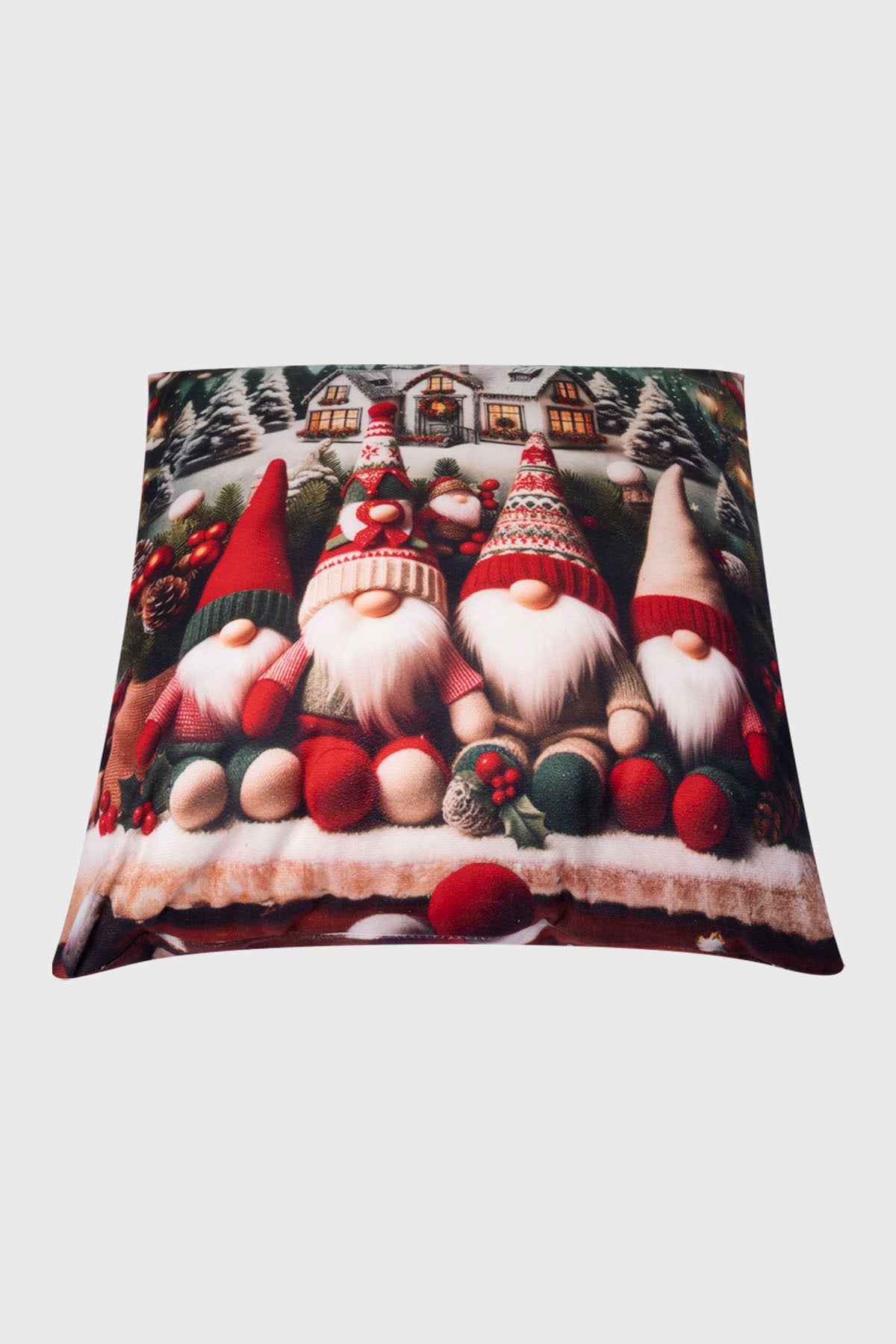 Cojín Home Led Cuadrado Verde