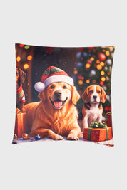 Cojín Home Led Cuadrado Verde Oscuro