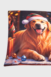 Cojín Home Led Cuadrado Verde Oscuro